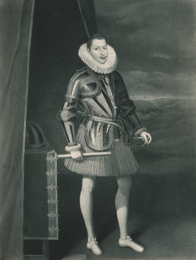 Filipe III no armário, 1605, 1904 de Juan Pantoja de la Cruz