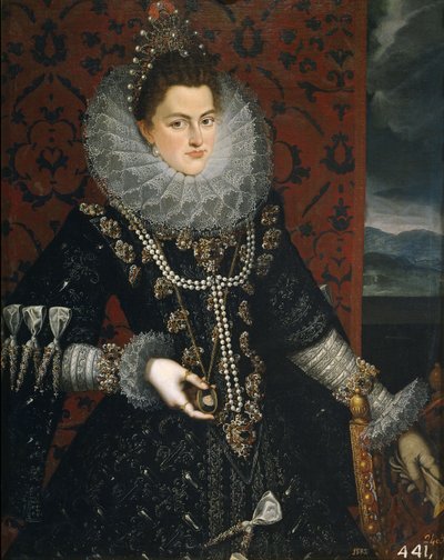 A Infanta Isabel Clara Eugenia 1566-1633, 1598-1599 de Juan Pantoja de la Cruz