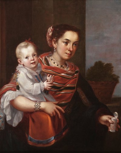 Pintura Casta (do espanhol e Morisca, Albino) de Juan Patricio Morlete Ruiz