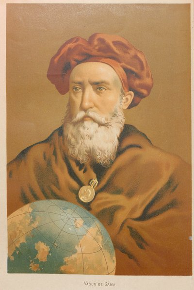 Portrait of Vasco de Gama, 1879. de Juan Planella y Rodríguez