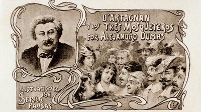Capa do romance de Alexandre Dumas "D