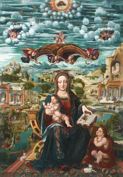 Virgem e Menino com o Menino São João de Juan de Borgoña