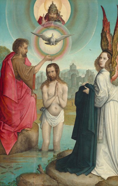 O Batismo de Cristo de Juan de Flandes