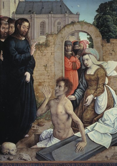 A ressurreição de Lázaro de Juan de Flandes