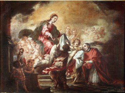 A entrega da casula a Santo Ildefonso de Juan de Valdes Leal