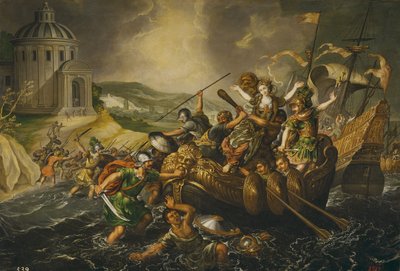A violação de Helen, meados do século XVII. de Juan de la Corte