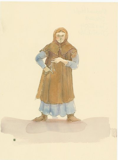 Um mordomo medieval, que foi responsável pela gestão da casa e da propriedade de um senhor, 2004. de Judith Dobie