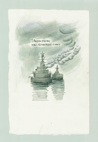 Bombardeio naval alemão de Scarborough, North Yorkshire, 1914 2014. de Judith Dobie
