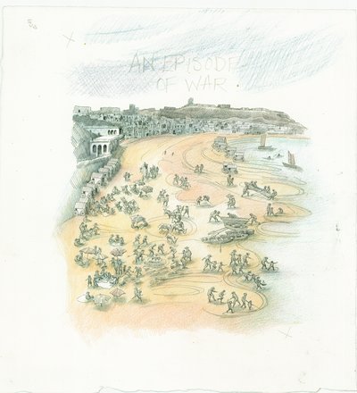 Bombardeio naval alemão de Scarborough, North Yorkshire, 1914 2014. de Judith Dobie