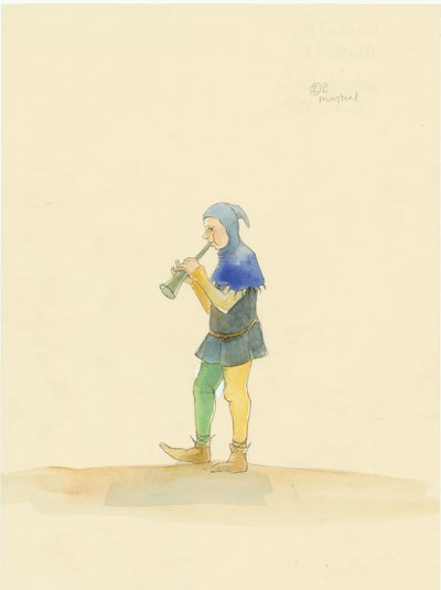 Menestrel medieval, 2004. de Judith Dobie