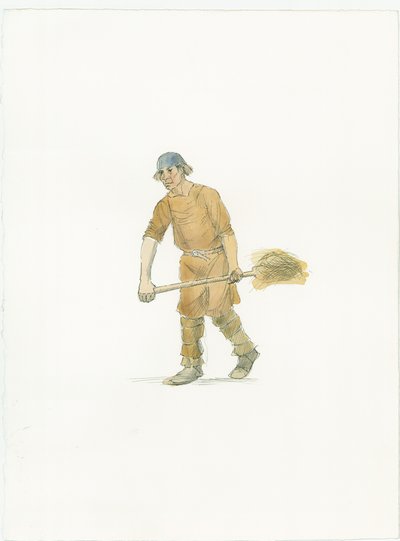 Agricultor saxão, c1066 2015. de Judith Dobie