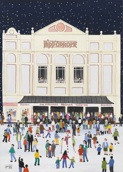 The Hippodrome, Birmingham, 2009 (Gouache em papel) de Judy Joel