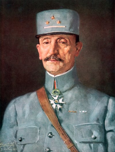 General Mazel, oficial do exército francês durante a Primeira Guerra Mundial, 1916, 1926. de Juilliet
