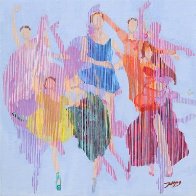 Bailarinos de ballet coloridos de Jukyong Park