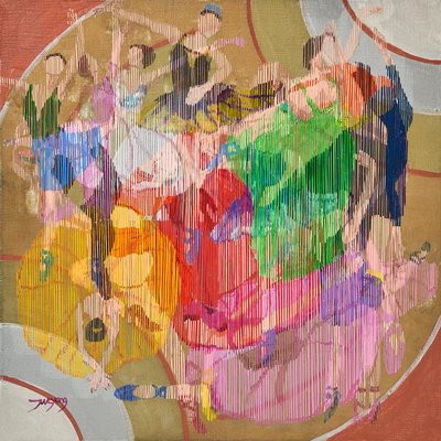 Bailarinos dinâmicos e coloridos de Jukyong Park
