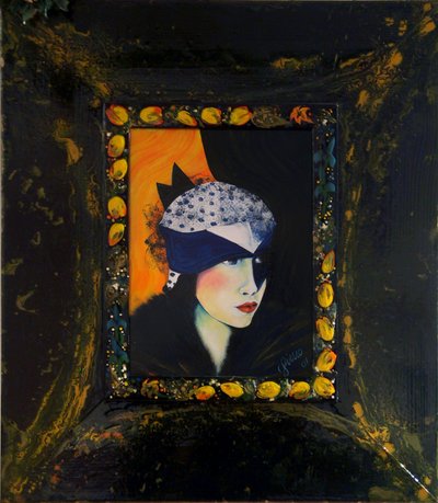 Belle Epoque III -Lady with Silk Cap- de JuleSimo