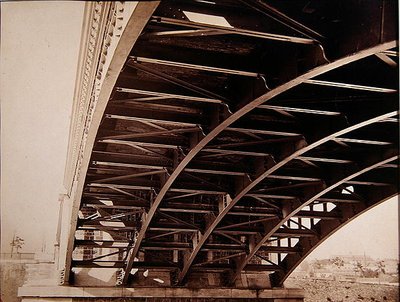 Bridge in the Dordogne, c.1864 (impressão de albumina de colódio húmido negativo) de Jules Alphonse Terpereau
