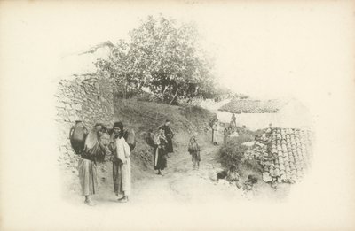 Uma das vistas de Jules Gervais-Courtellemont da Argélia (fotografia a preto e branco) de Jules (after) Gervais-Courtellemont