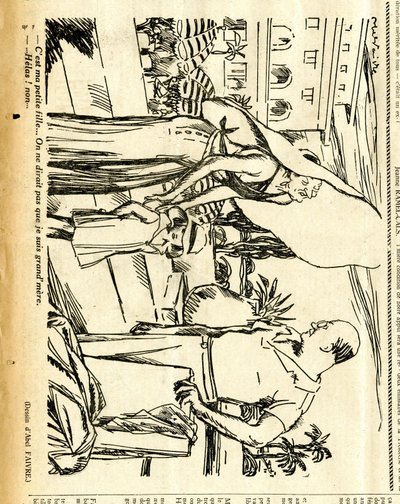 Candidato, Satirical em N & B de Jules Abel Faivre