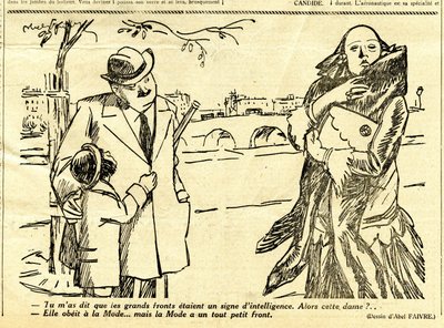 Candidato, Satirical em N & B de Jules Abel Faivre
