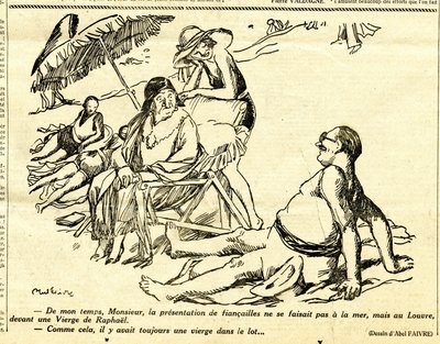 Candidato, Satirical em N & B de Jules Abel Faivre