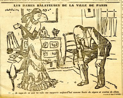 Candidato, Satirical em N & B de Jules Abel Faivre
