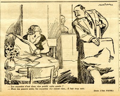 Candidato, Satirical em N & B de Jules Abel Faivre