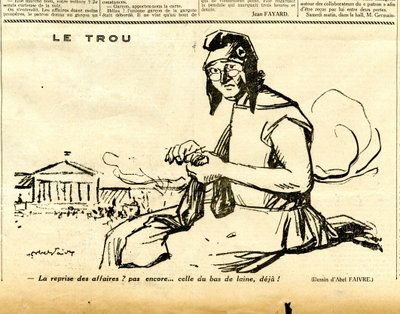 Candide, Satirical em P&B de Jules Abel Faivre