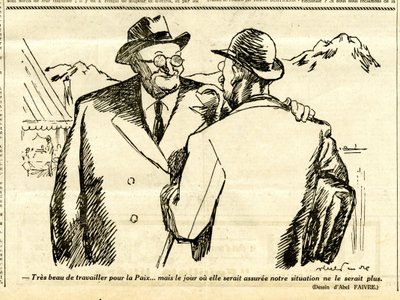 Candide, Satirical em P&B de Jules Abel Faivre