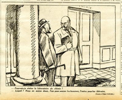 Candide, Satirical em P&B de Jules Abel Faivre