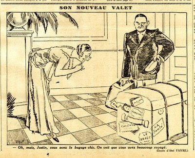 Candide, Satirical em P&B de Jules Abel Faivre