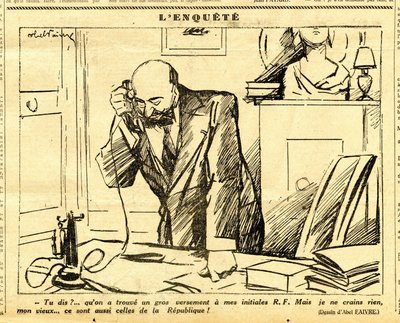 Candide, Satirical em P&B de Jules Abel Faivre
