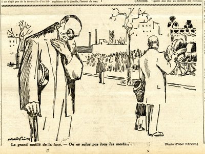 Candide, Satirical em P&B de Jules Abel Faivre