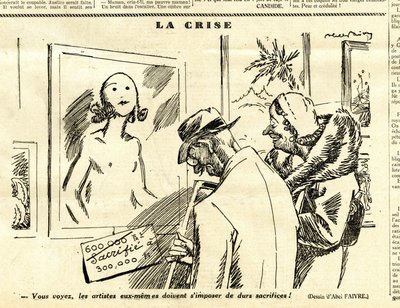Candide, Satirical em P&B de Jules Abel Faivre
