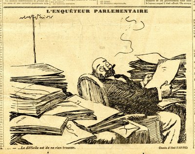 Candide, Satirical em P&B de Jules Abel Faivre