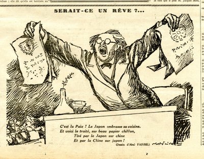 Candide, Satirical em P&B de Jules Abel Faivre
