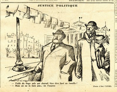 Candide, Satirical em P&B de Jules Abel Faivre