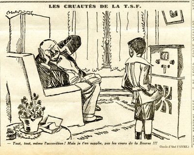 Candide, Satirical em P&B de Jules Abel Faivre