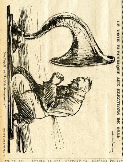 Candide, Satirical em P&B de Jules Abel Faivre