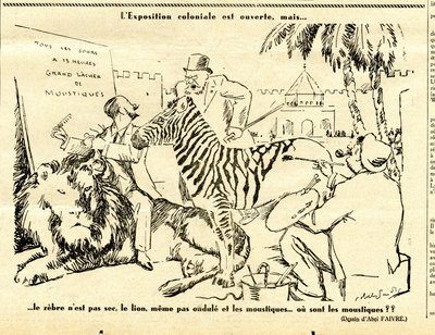 Candide, Satirical em P&B de Jules Abel Faivre