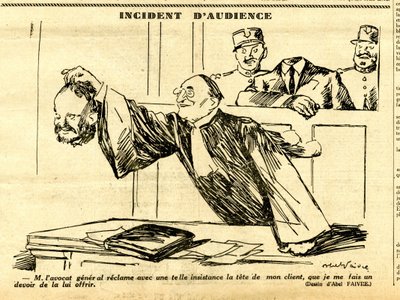 Candide, Satirical em P&B de Jules Abel Faivre