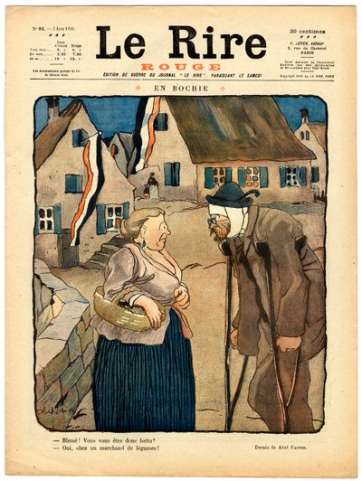 Capa de "The Red Laughter", Satirical in Colors de Jules Abel Faivre