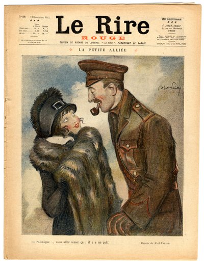 Capa de "The Red Laughter", Satirical in Colors de Jules Abel Faivre