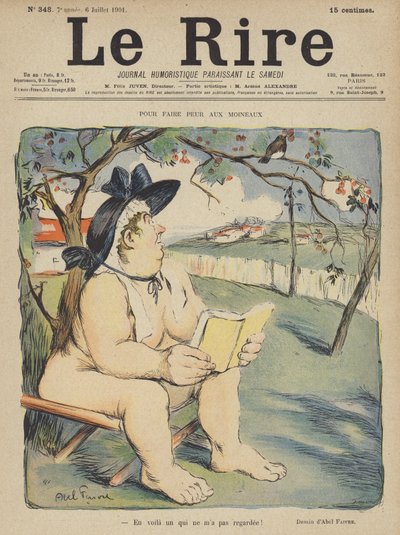 Ilustração para o riso de Jules Abel Faivre