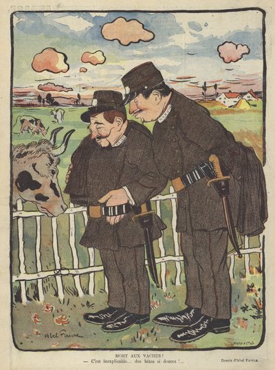 Ilustração para o riso de Jules Abel Faivre