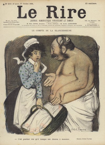 Ilustração para o riso de Jules Abel Faivre