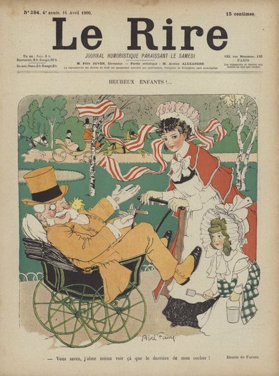 Ilustração para o riso de Jules Abel Faivre