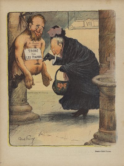Ilustração para o riso de Jules Abel Faivre