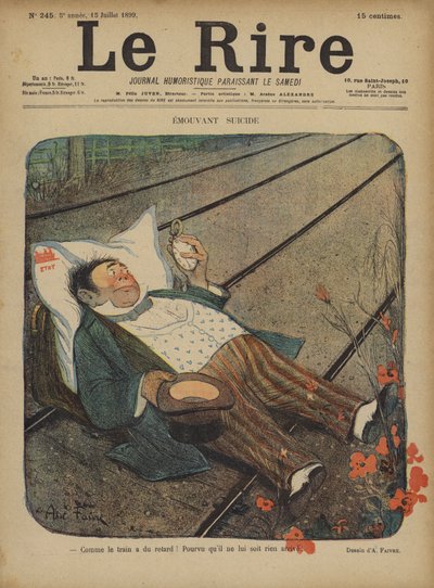 Ilustração para o riso de Jules Abel Faivre