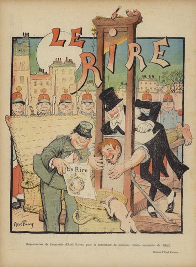 Ilustração para o riso de Jules Abel Faivre